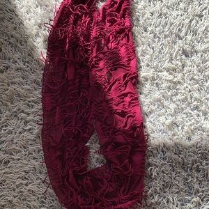 3 for $10 deep purple maroon  infinity scarf